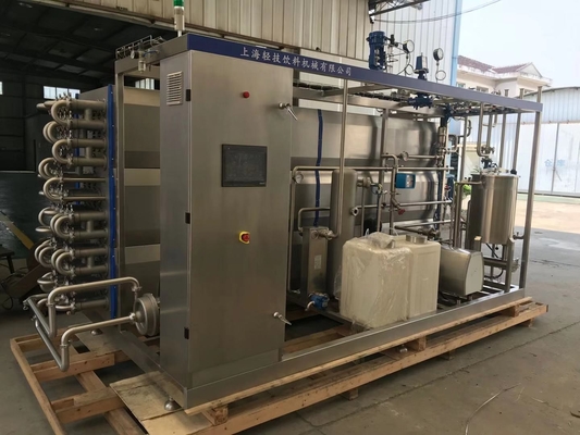 UHT-pasteurisatieapparaatmachine op hoge temperatuur voor Melkperzik Juice Beverage