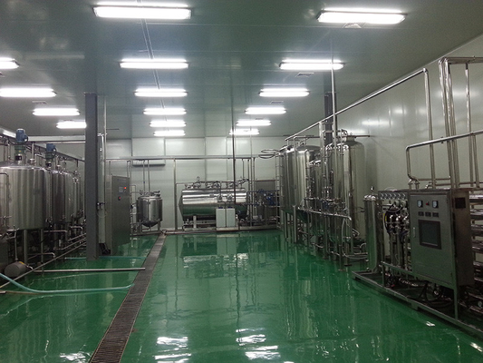 Warmverkoop Op maat gemaakte 500-8000l/H yoghurt productie-installatie Yoghurt apparatuur met PLC gemengd/gezet/gearomatiseerde yoghurt verwerkingslijn