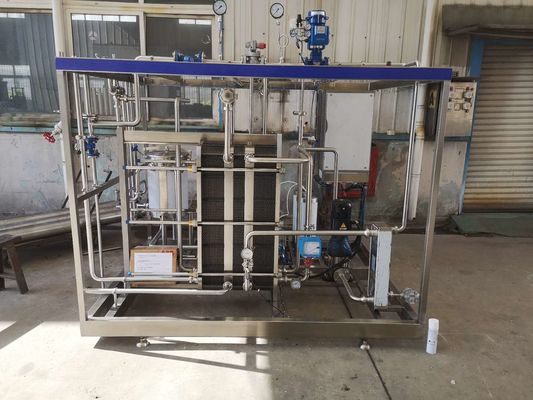 UHT-Sterilisator op hoge temperatuur voor Productie van de Sojaboon de Melk installatie-Gebaseerde Melk
