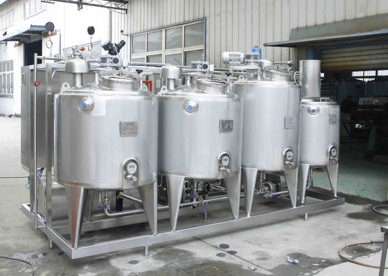 Warm verkoop gearomatiseerde melk verwerkingslijn Chocolade/aardbeien/melk productie-installatie machine voor de zuivelindustrie SUS304/316