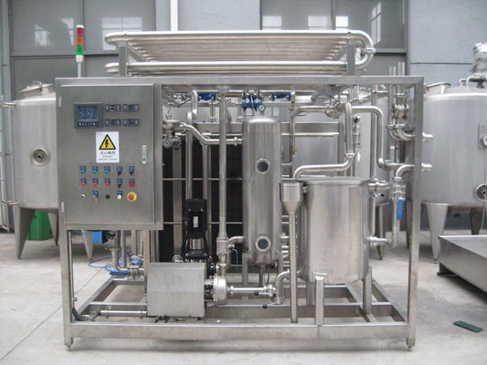 1000L Pasteuriseermachine Met PLC Voor Melk / Yoghurt / Vruchtensap Verwerkingslijn SUS304/316