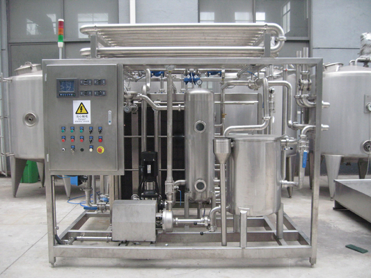Sus304/316 Pasteuriseringsmachine met PLC voor melk / yoghurt / vruchtensap verwerkingslijn