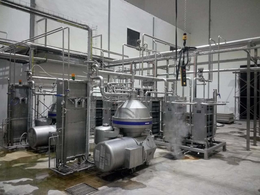 Productie-installatie voor geperfectioneerde geperfectioneerde melk met een hoge kostenprestatie Complete bananen-/vanillemelkverwerkingslijn Melkmachine met PLC