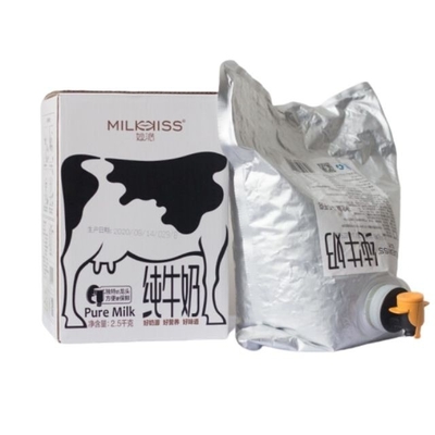 3L - 220L Aseptische zakken met hoge barrière en Vitop-klep voor zuivelproducten met melkchocolade