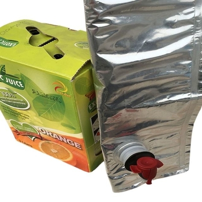 3L - 220L Aseptische zakken met hoge barrière en Vitop-klep voor zuivelproducten met melkchocolade