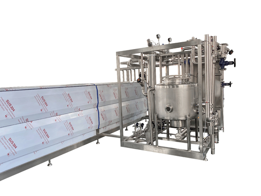 Geautomatiseerde ei-pasteurisator met homogeniserende en vloeibare ei-koeling / eiprocesapparatuur voor verwarming
