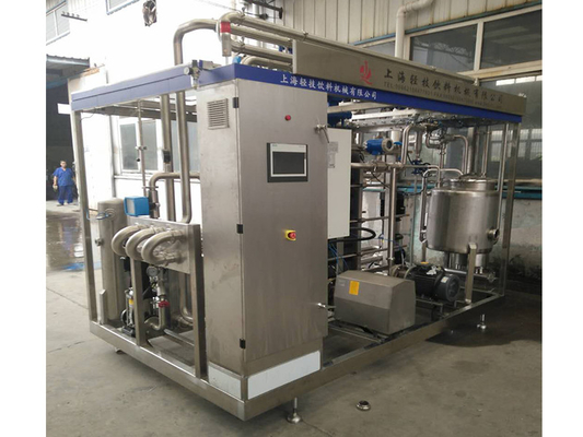 Gepersonaliseerde 0,5-20T/H pasteurisator voor sinaasappelsap / appelsap / kokosnootprocessing machine met PLC SUS304 / 316