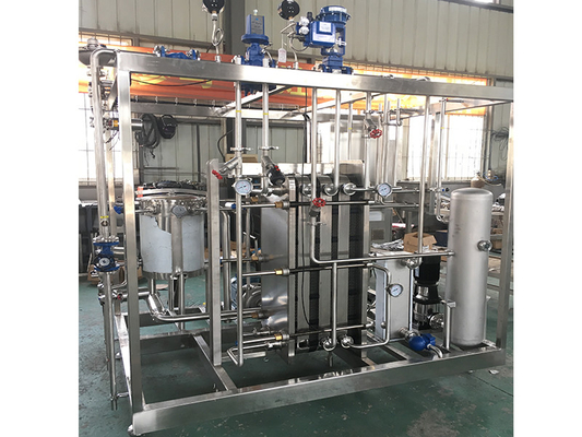 Hoogwaardige pasteurisator voor de zuivelindustrie Voortgezette technologie Pasteuriseringsmachine SUS304/316