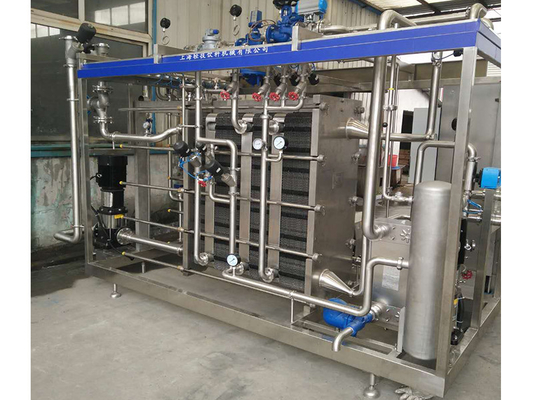 0.5-20t/H Pasteurisator op maat voor gember/komkommer/kaler verwerkingslijn Pasteurisatie machine met PLC SUS304/316