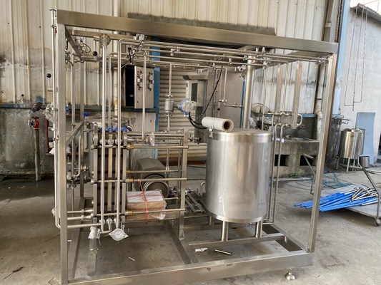 Aanpassing Plaat Sterilisator Pasteurisatie Voor Oranje/Coconut/Ananas Sap Verwerkingslijn