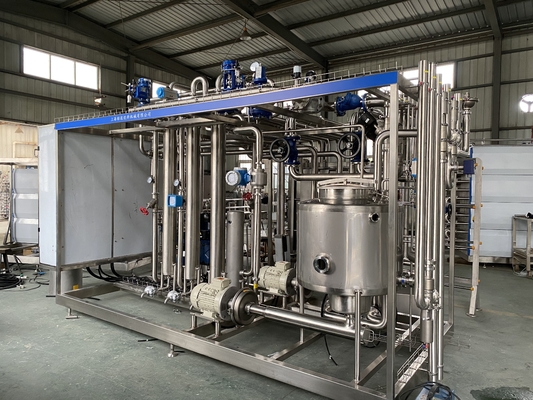 Persoonlijke 500-20000 L/H pasteurisator voor sinaasappel/appelsap/kokosnootprocessor