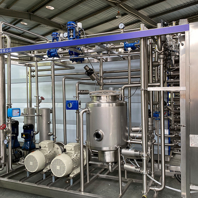 Op maat gemaakte zeer efficiënte sterilisatie Uht sterilisator voor chili saus Chili verwerkingslijn Volledig automatisch met plc