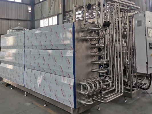 Volledig automatische UHT-sterilisatie-machine voor de zuivel- en drankenindustrie met PLC Nieuwe UHT-sterilisator SUS304/316