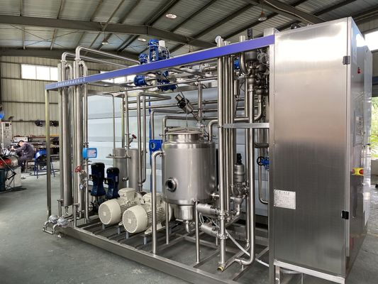 1000L UHT Sterilisatiemachine voor Ultra Hoge Temperatuurbehandeling en Aseptische Diverse Vloeibare Voedingsmiddelen SUS304