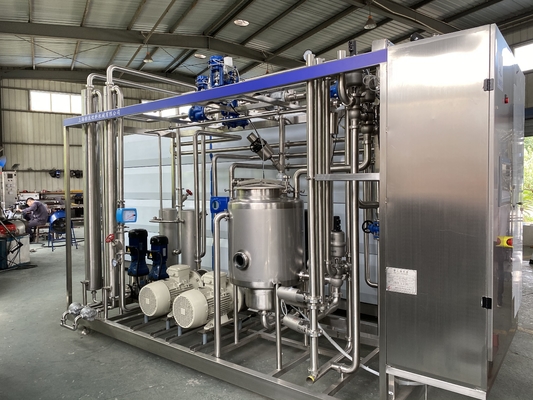Nieuwe Fruitsap Uht Sterilisator Voor Peer/Pruiks/Avocado Verwerkingslijn Professionele Op maat gemaakte voedsel- en drankmachines