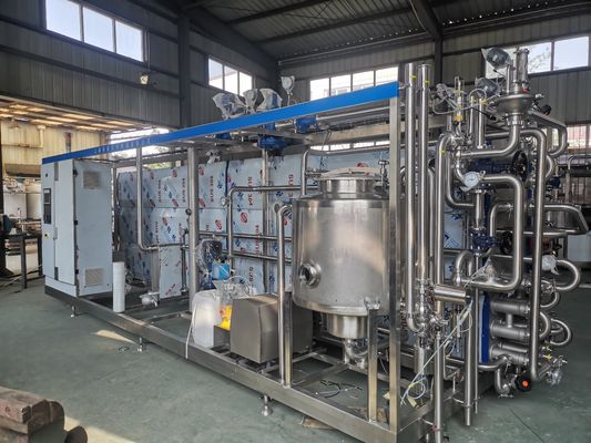 1000L UHT Sterilisatiemachine voor Ultra Hoge Temperatuurbehandeling en Aseptische Diverse Vloeibare Voedingsmiddelen SUS304