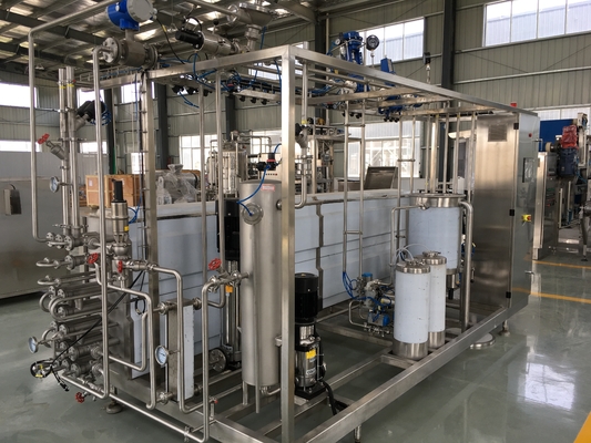 Volledig automatische op maat gemaakte sterilisator van 500-2000 l/h Uht voor melk/sap/sausverwerkingslijn Sus304/316
