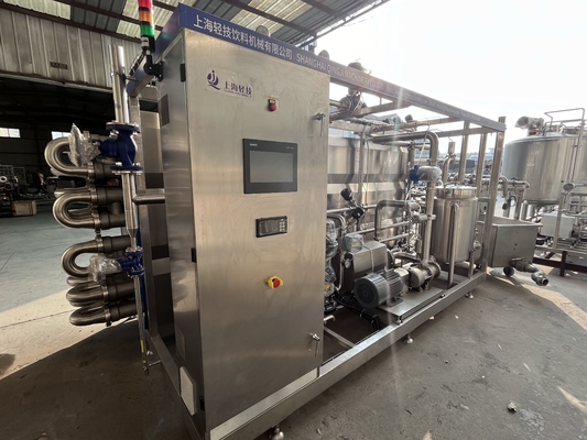 Volledig automatische op maat gemaakte sterilisator voor melk/sap/saus verwerkingslijn Sus304/316