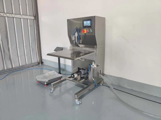 Hoge kwaliteit semi-automatische niet-aseptische BIB-vulmachine voor 1-25l zak in doos sap/melk/wijnvuller met SUS 304/316