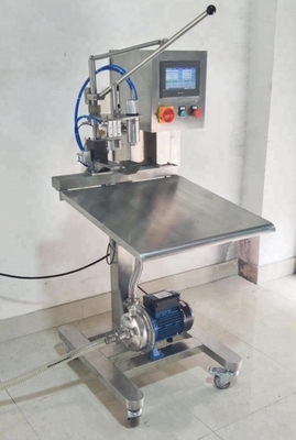 Hoge kwaliteit semi-automatische niet-aseptische BIB-vulmachine voor 1-25l zak in doos sap/melk/wijnvuller met SUS 304/316