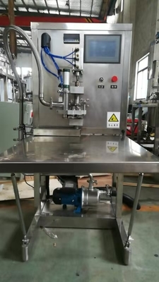 Hoge kwaliteit semi-automatische niet-aseptische BIB-vulmachine voor 1-25l zak in doos sap/melk/wijnvuller met SUS 304/316