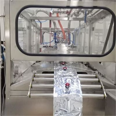 Automatic 1-220L Double Head Aseptic Bag Filling Machine SUS304 for Juice Milk Puree Packaging