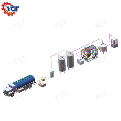 Volledige gepasteuriseerde melkverwerkingslijn voor volle melk magere melk en gearomatiseerde melk aangepaste melkmachine met PLC