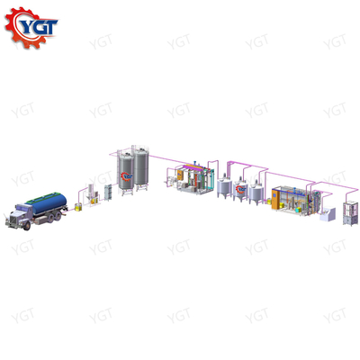 Warme verkoop op maat Volledige UHT-melkverwerkingslijn 2-20T/H Met PLC Volledig Automatische Machine SUS304/SUS316L
