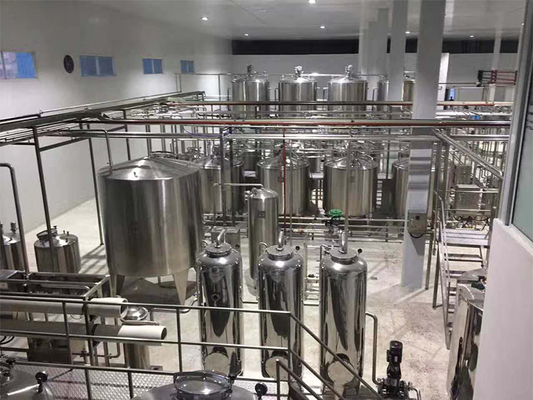 Energiezuinige UHT-melkproductie-machine UHT-melkproductielijn Op maat gemaakte oplossing voor de zuivelindustrie 500-20000l/h
