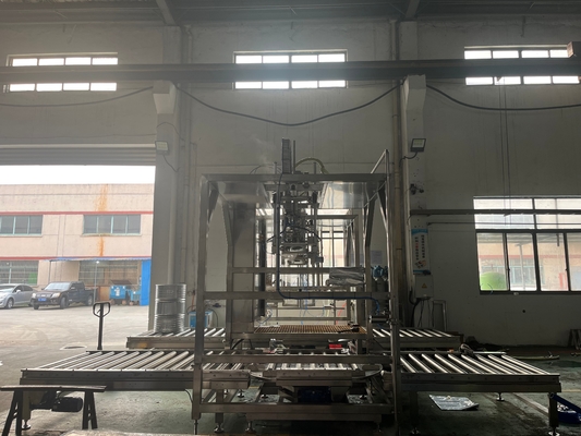Dubbele koppen op maat 20-1000L BID zak in trommel aseptische vulmiddel voor sap/jam/pulp ton doos vulmachine met PLC SUS304/316