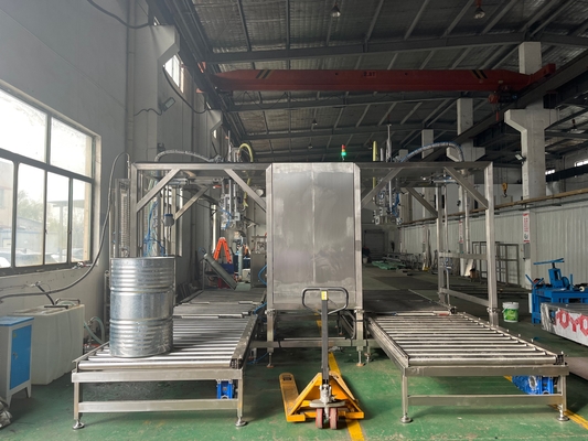 Dubbele koppen op maat 20-1000L BID zak in trommel aseptische vulmiddel voor sap/jam/pulp ton doos vulmachine met PLC SUS304/316