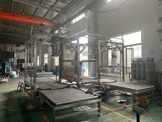 Dubbele koppen op maat 20-1000L BID zak in trommel aseptische vulmiddel voor sap/jam/pulp ton doos vulmachine met PLC SUS304/316