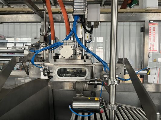 Aseptische vultechnologie van roestvrij staal die zorgt voor hygiënische, steriele verpakkingen voor gevoelige vloeibare en halfvloeibare producten