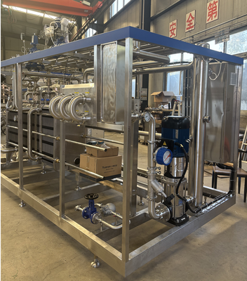 500 tot 20000 liter per uur Capaciteit Pasteurisatie Sterilisator roestvrij staal 304 of 316 voor voedsel- en drankenverwerking