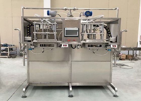SUS304/316 Aseptische vulmachine met één of twee koppen voor 1-220 liter aseptische zak olie/yoghurt/sausvuller met PLC