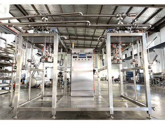 Kosten-efficiëntie Een- of dubbelkop 1-220L BID aseptische vulstof voor ketchup/fruitsap/melkproductie-installatie Sus304