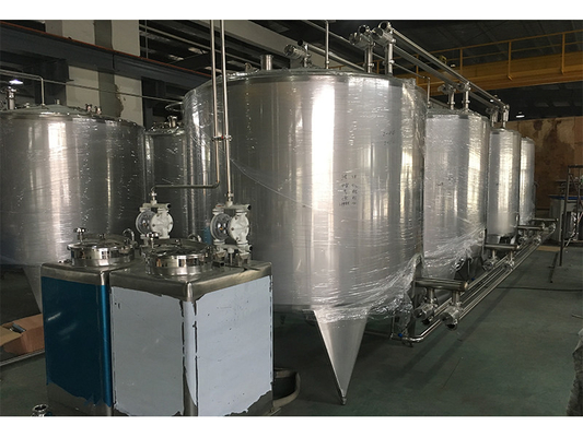 Hoogwaardig aangepast CIP-systeem voor fruitverwerkingslijn Clean In Place Machine SUS304/316 Met PLC