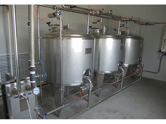 Hoogwaardig aangepast CIP-systeem voor fruitverwerkingslijn Clean In Place Machine SUS304/316 Met PLC