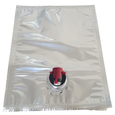 Aseptische zak in doos Verpakkingszak Aluminiumfolie gelamineerd 3-25L Warmte afdichting Vochtdicht voor sap Melk puree Sauce en drank